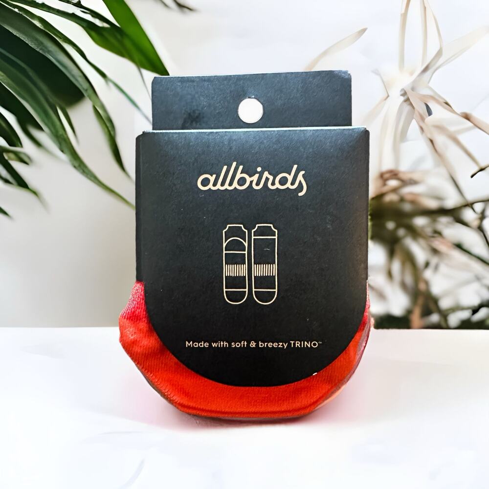 Allbirds Perform Sprinter Low Socks | Flame Red | Unisex Medium